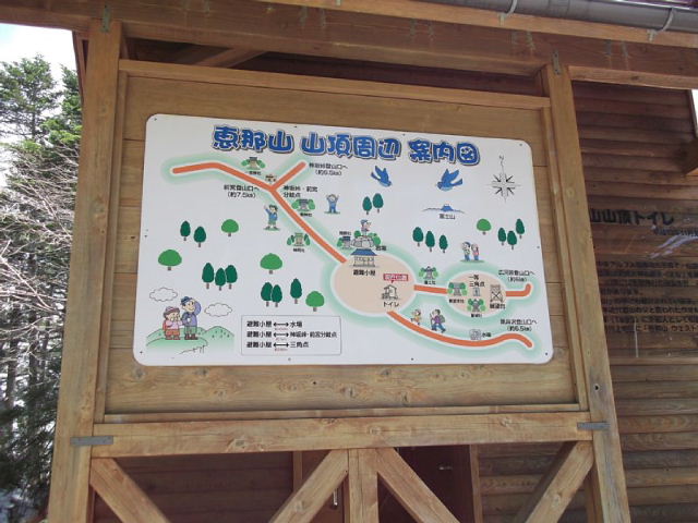 頂上案内マップ