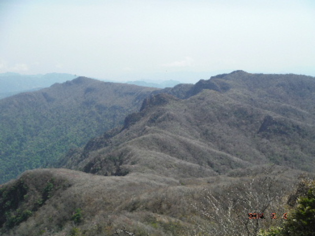 山頂からの景色