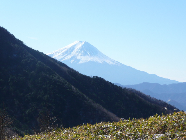 石丸峠から富士山