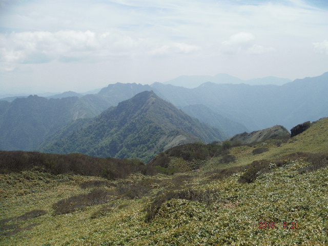 笹ヶ峰から寒風山